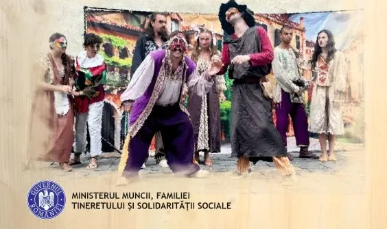 Sighișoara râde din nou: Festivalul RIDENDO aduce commedia dell’arte și muzică medievală la Turnul cu Ceas