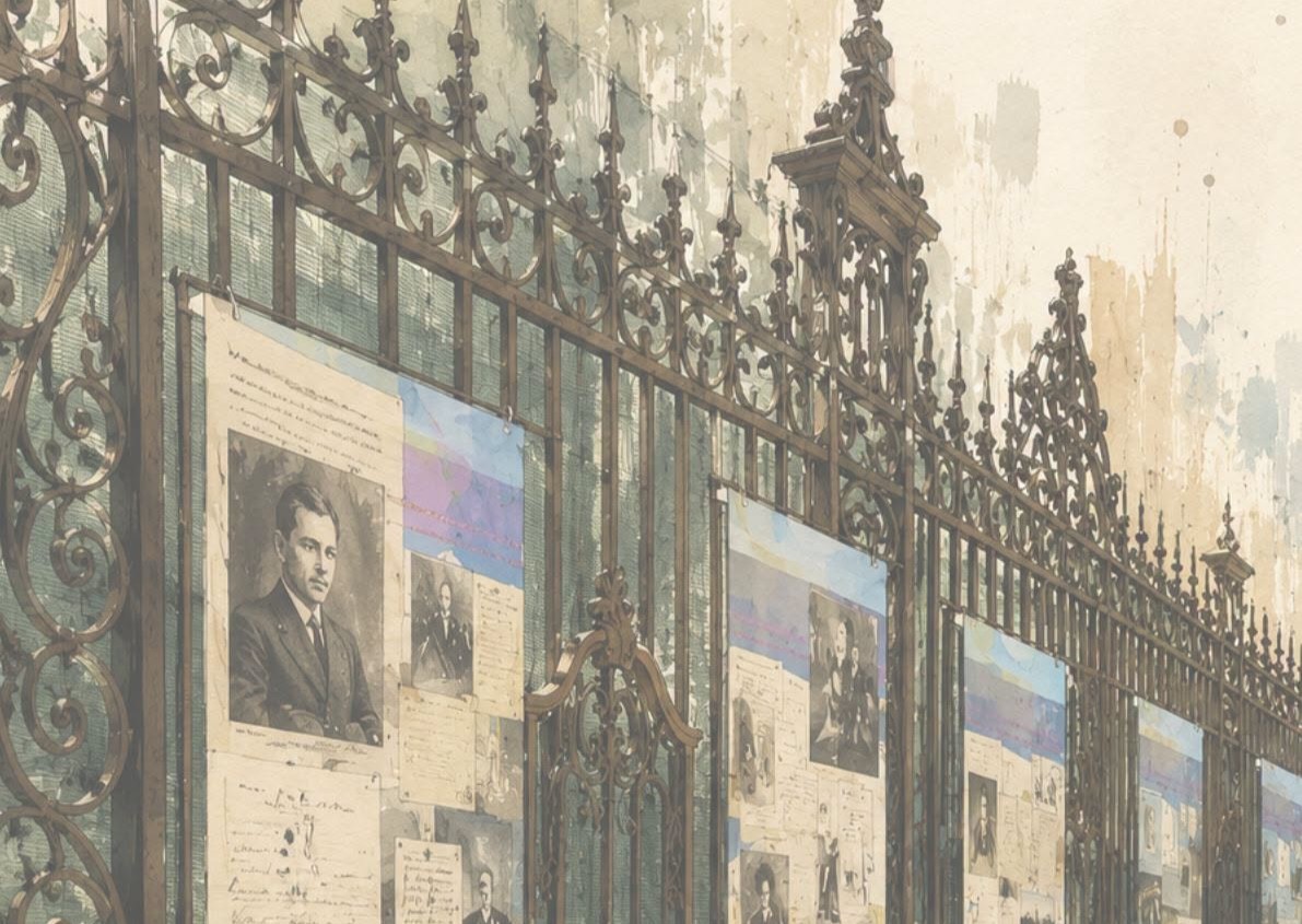 Patrimoniul iese în stradă: Muzeul „George Enescu” transformă gardul Palatului Cantacuzino în spațiu expozițional