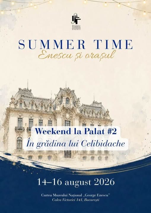 Seri de cultură și memorie la Palatul Cantacuzino: Celibidache, muzică sacră și Regina Maria