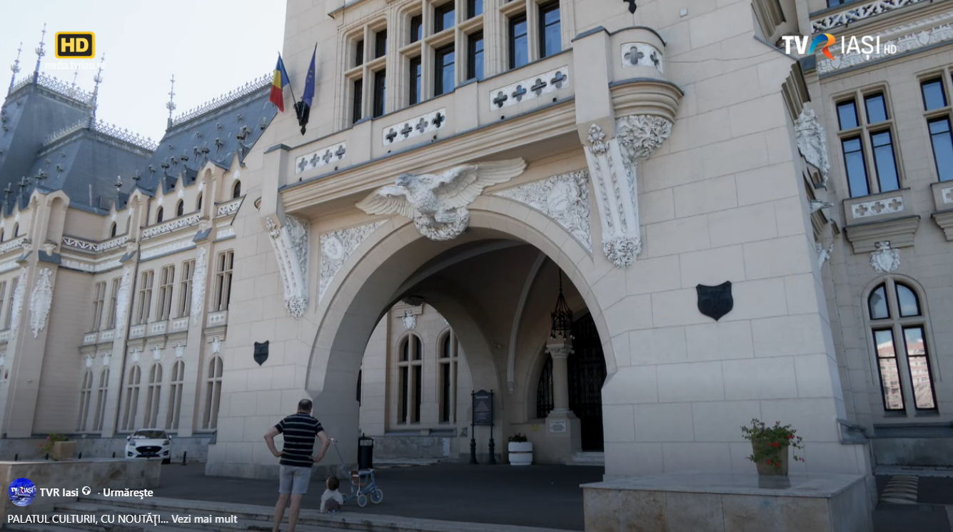 Inteligența artificială prinde viață la Palatul Culturii din Iași: Holograma care spune povestea Turnului cu Ceas | VIDEO