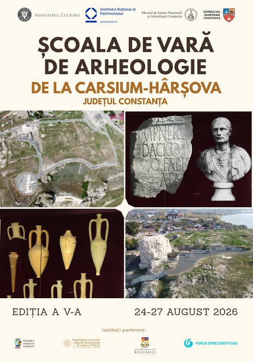 Tinerii pasionați de istorie, chemați la Hârșova pentru Școala de Vară de la Cetatea Carsium