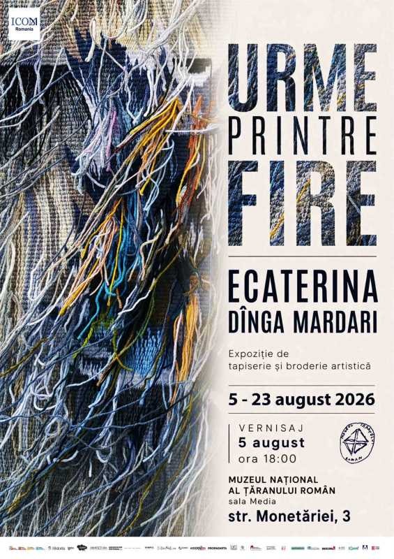 Arta fibrelor și memoria: Expoziția „Urme printre fire” se deschide la Muzeul Țăranului