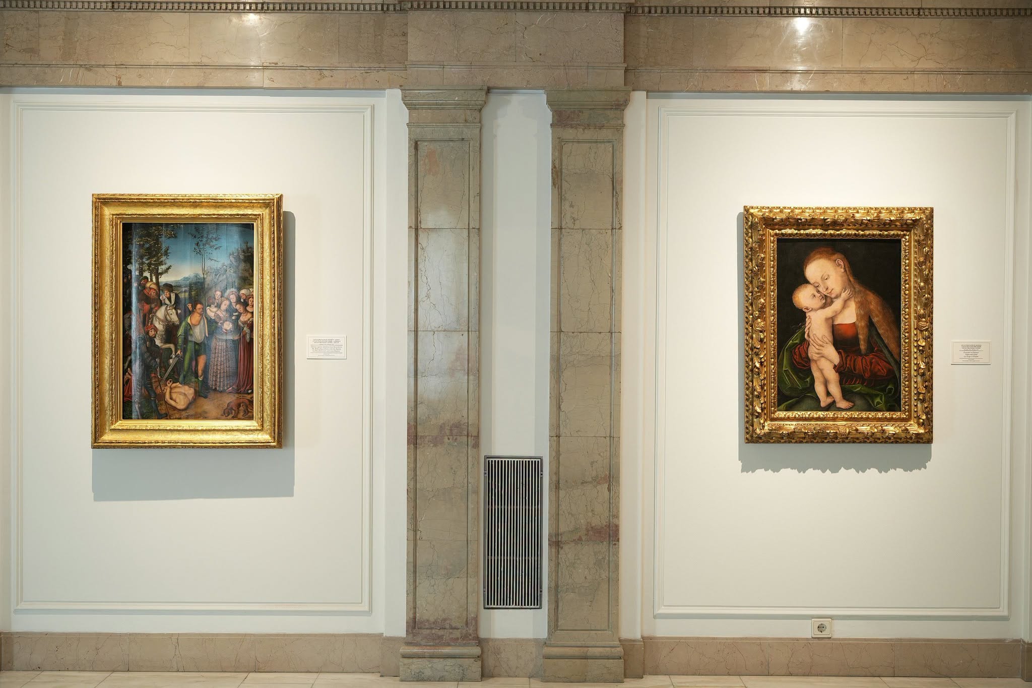 Două picturi de Lucas Cranach cel Bătrân revin după restaurare în Galeria de Artă Europeană a MNAR - Muzeul Național de Artă al României