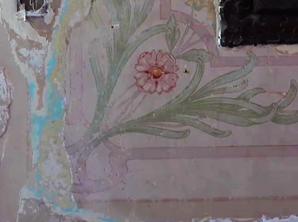 Picturi vechi de un secol, descoperite în clădirea Școlii „Cornetti” din Craiova, viitor muzeu al oamenilor de știință
