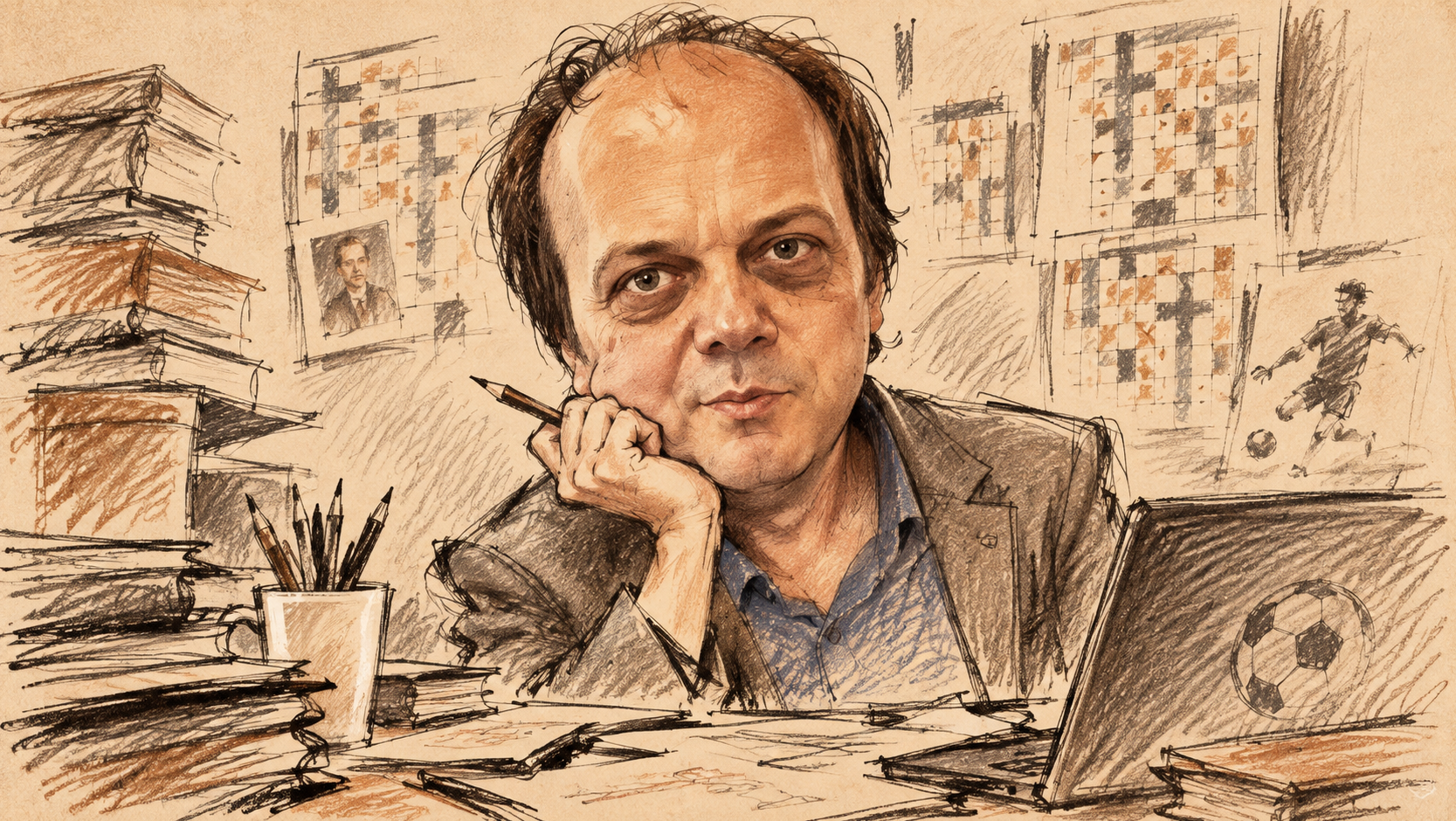 Alex Toth, autorul celei mai lungi integrame din lume, la Bookfest Târgu Mureș: 80 de metri și un careu de 25.633 de cuvinte