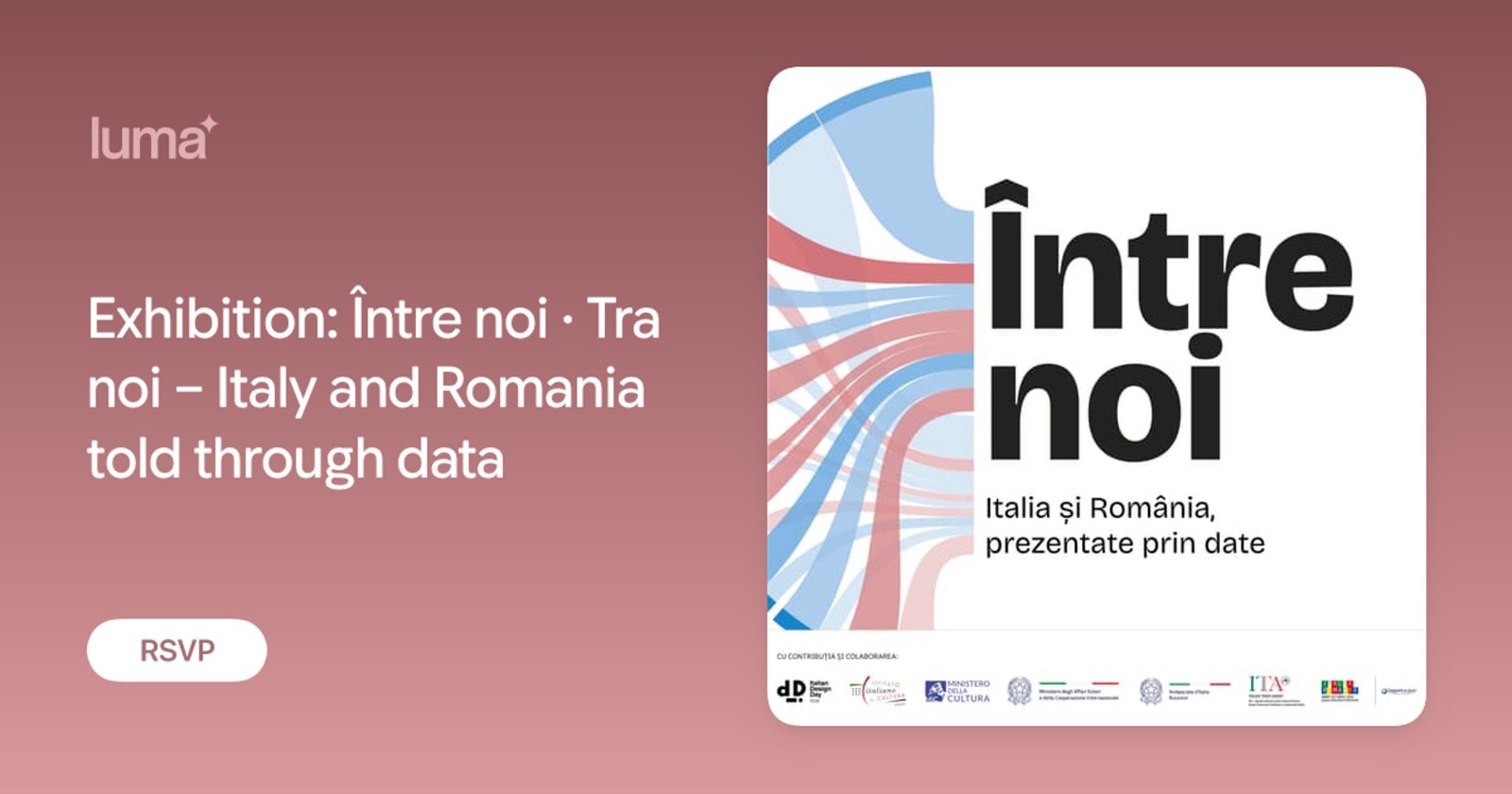 „Între noi · Tra noi”: relația dintre România și Italia, spusă prin date, într-o expoziție la Universitatea „Ion Mincu”
