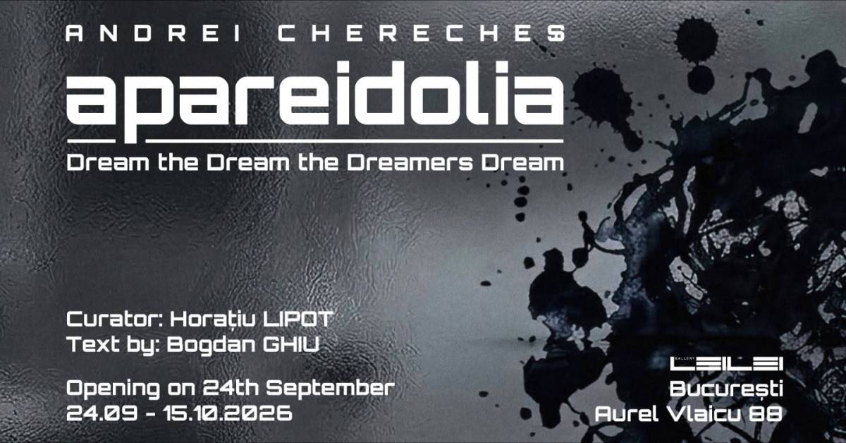 „APAREIDOLIA”, expoziția lui Andrei Cherecheș despre vise și percepție, la Leilei Gallery din București