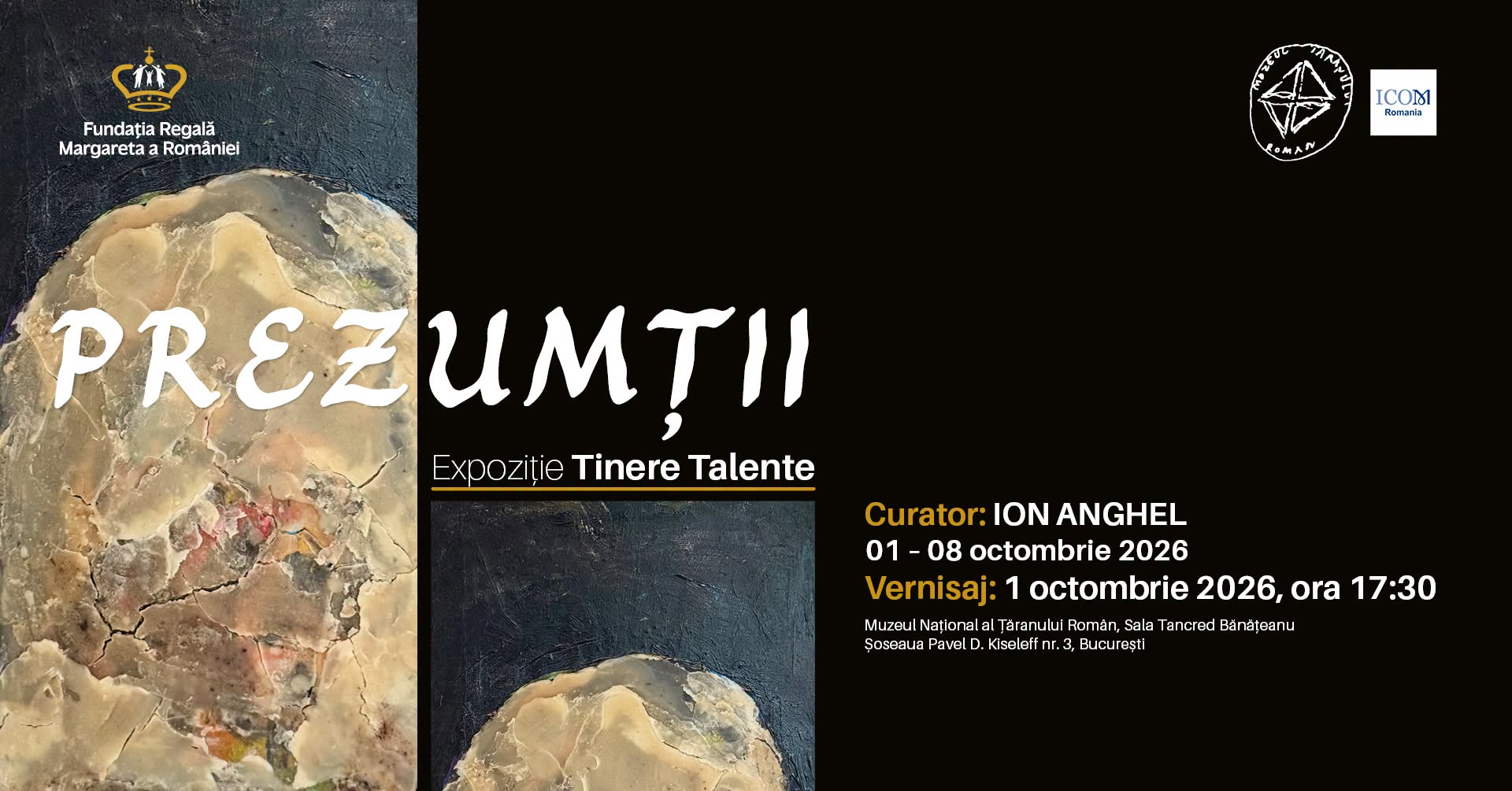 „Prezumții”: 35 de tineri artiști din programul Tinere Talente expun la Muzeul Țăranului, la un vernisaj cu Principesa Sofia