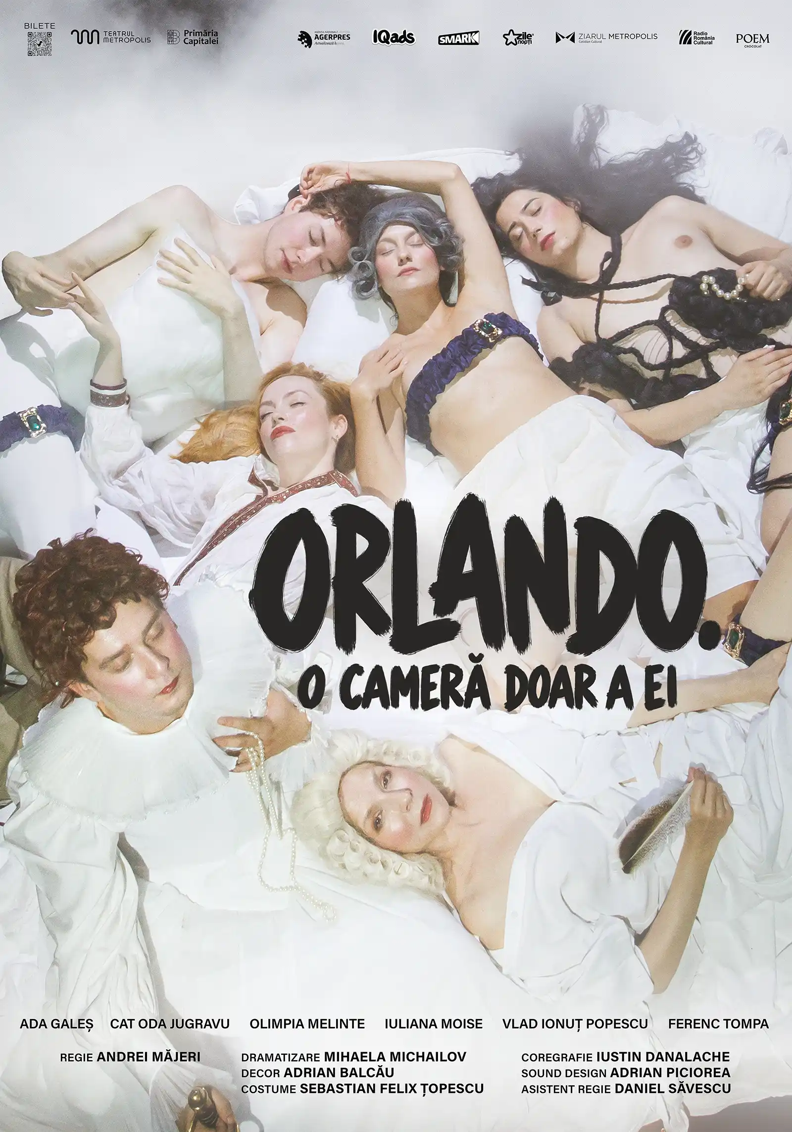 „Orlando. O cameră doar a ei”, după Virginia Woolf, în regia lui Andrei Măjeri, are premiera la Teatrul Metropolis