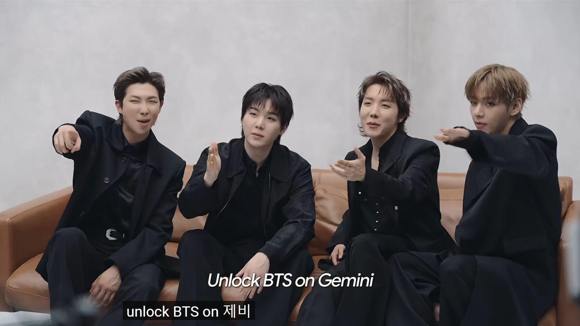 BTS și Gemini: Google Korea a lansat filmul din culisele campaniei cu cei șapte membri, vizionat de peste 230.000 de ori într-o zi