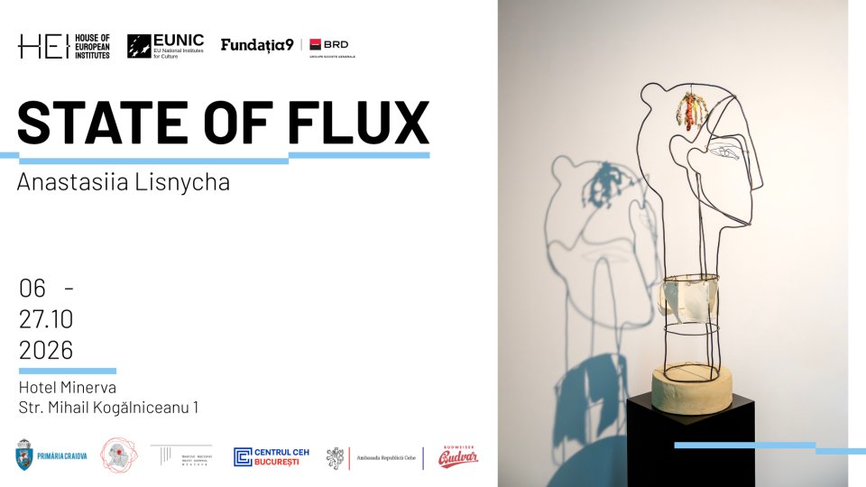 HEI – House of European Institutes se mută la Craiova: spațiul cultural european se deschide cu „State of Flux”