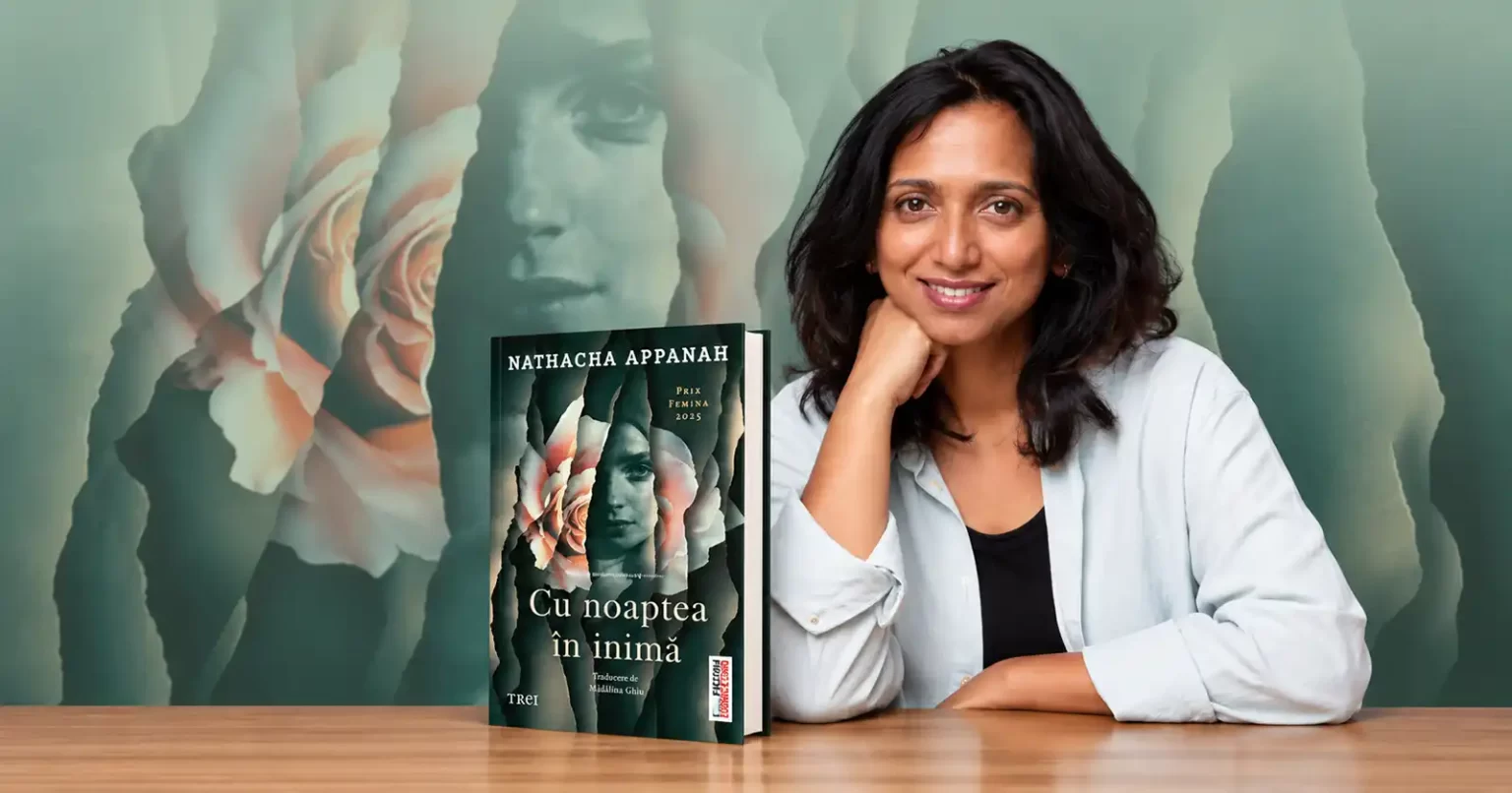 Nathacha Appanah, laureata Premiului Femina, vine la București cu „Cu noaptea în inimă”, pe 8 și 9 octombrie