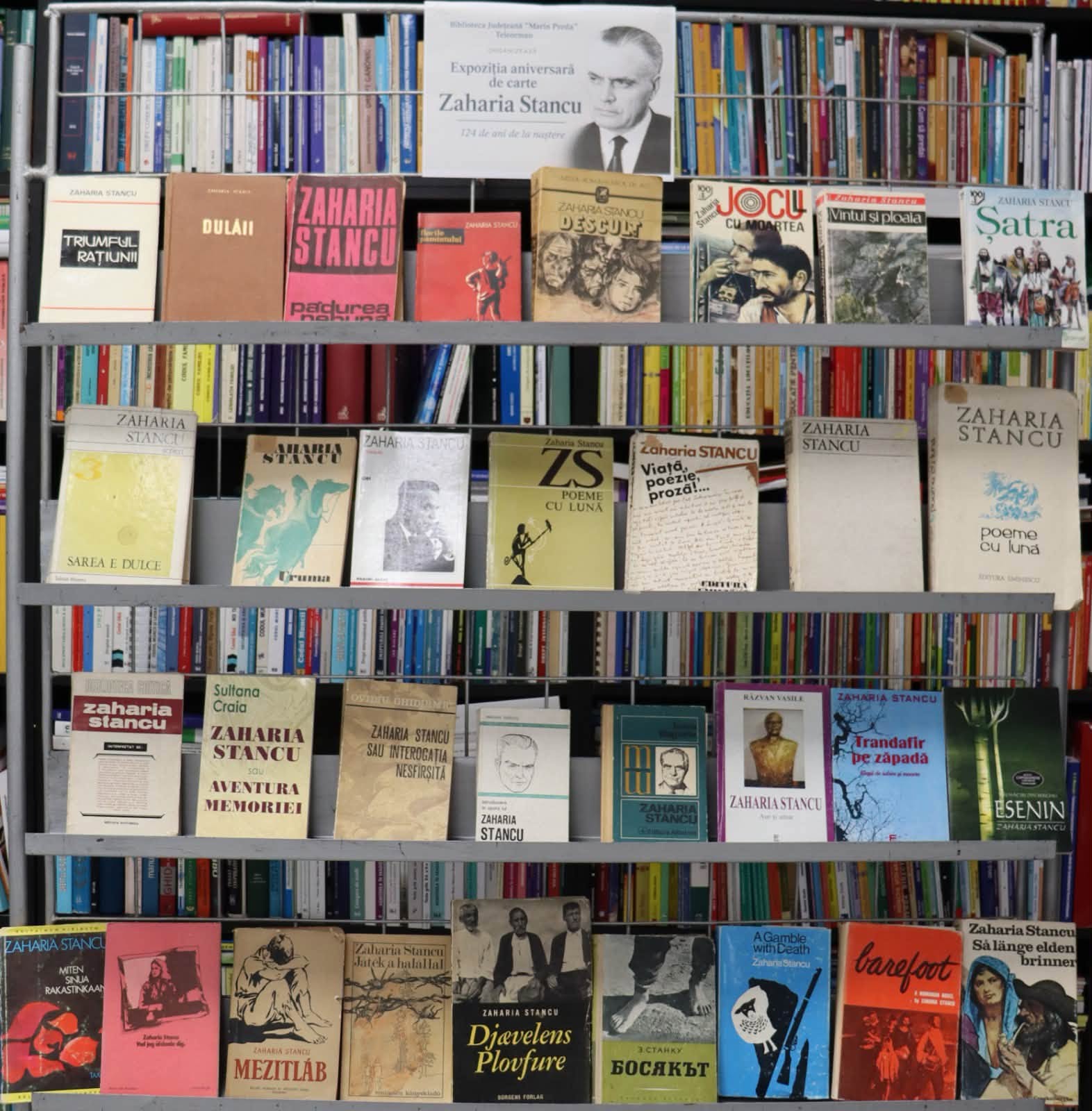 Zaharia Stancu, omagiat în Teleorman la 124 de ani de la naștere: expoziție de carte la Biblioteca „Marin Preda”