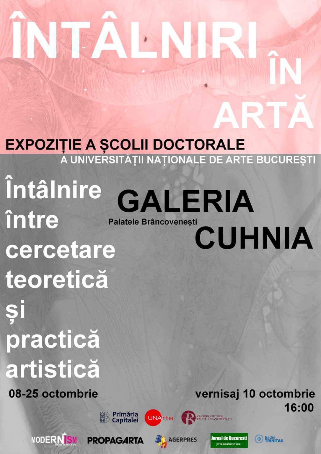 „Întâlniri în artă”, expoziția doctoranzilor UNArte la Galeria Cuhnie a Palatului Mogoșoaia: vernisaj pe 10 octombrie